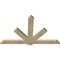 Ekena Millwork Kennewick Rough Sawn Timber Gable Bracket, Douglas Fir, 72"W x 45"H x 2"D x 6"F, 15/12 Pitch GBW072X45X0206KEN00RDF - alternate 3